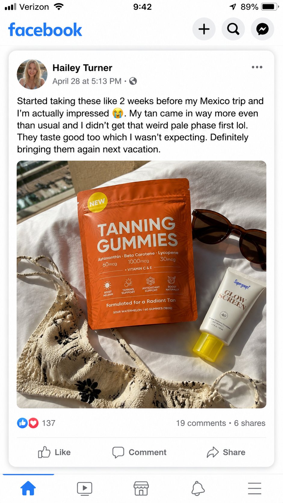 Hailey Turner review screenshot