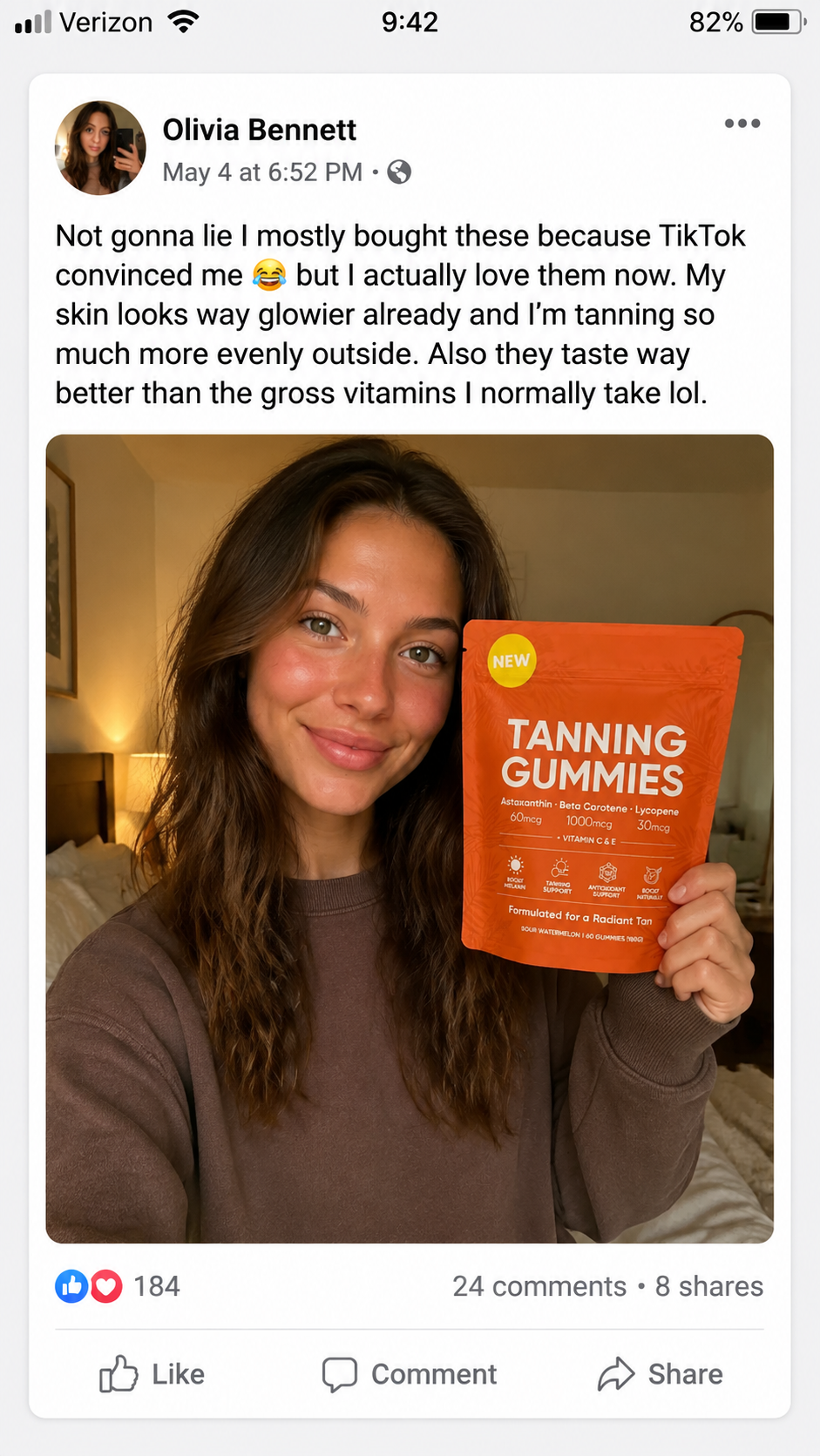 Olivia Bennett review screenshot